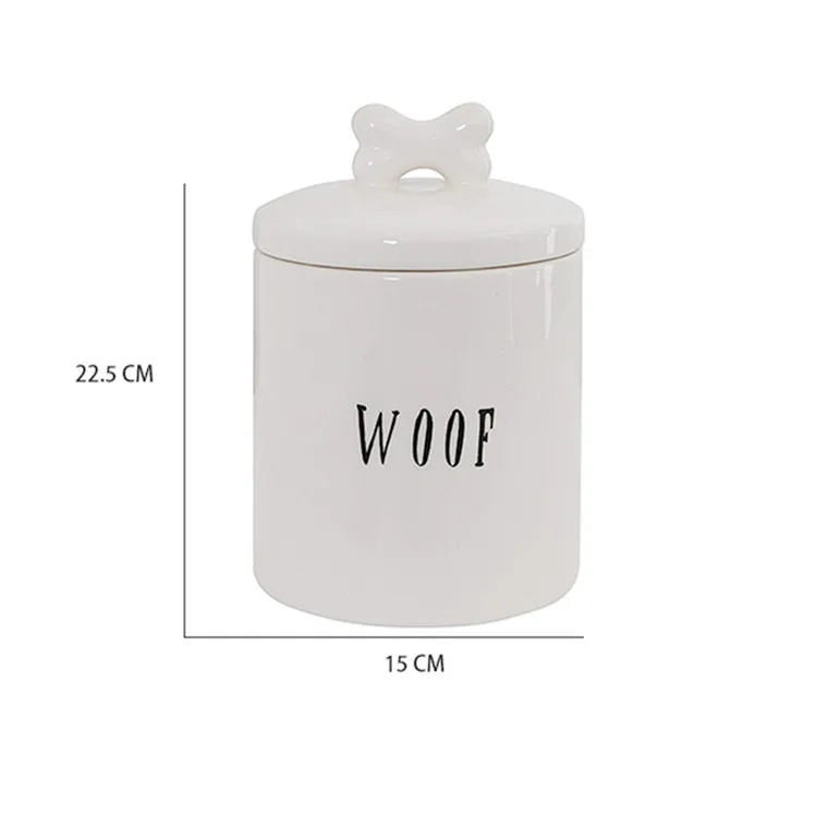 Ceramic Bread Pan Dog Treat Jars