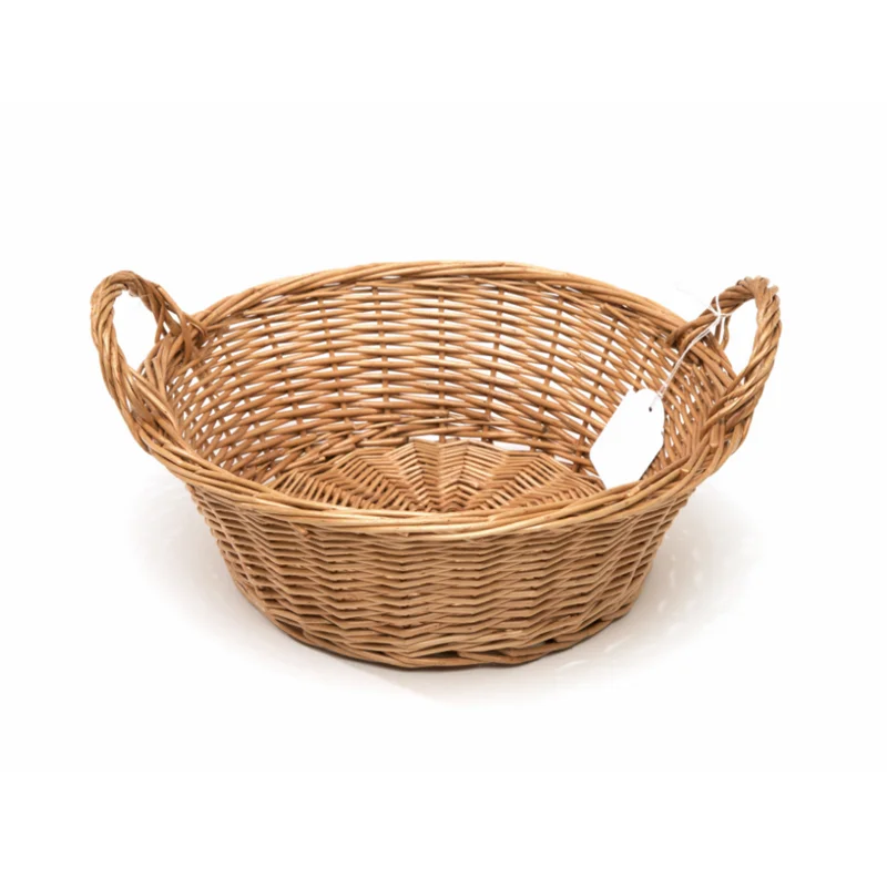 Christmas Oval Willow Keepsake Gift Basket