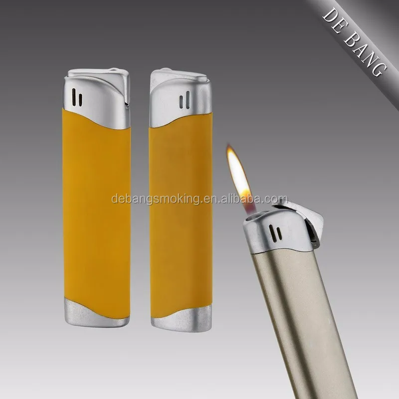 Hot-selling plastic custom-made butane gas flame cigarette Lighter