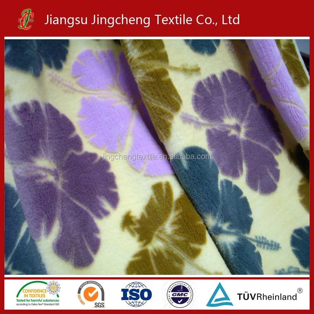 2021 hot sale 3D burned out printed flannel fleece fabric china hot sale winter comforter flannel patchwork quilt hig quality so