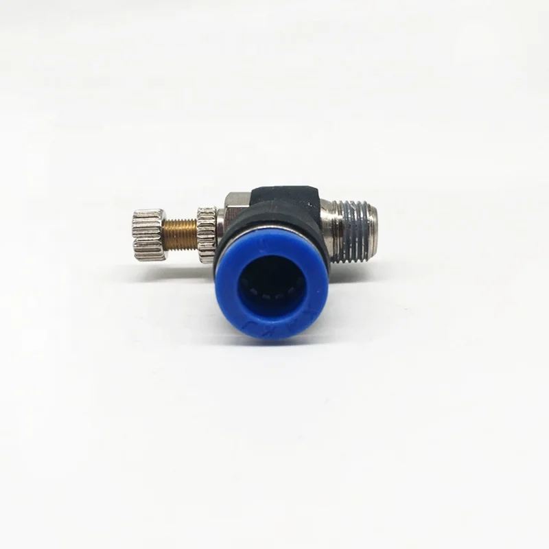 Quick push fit fittings air speed control SC Quick exhaust throttle valve connectors