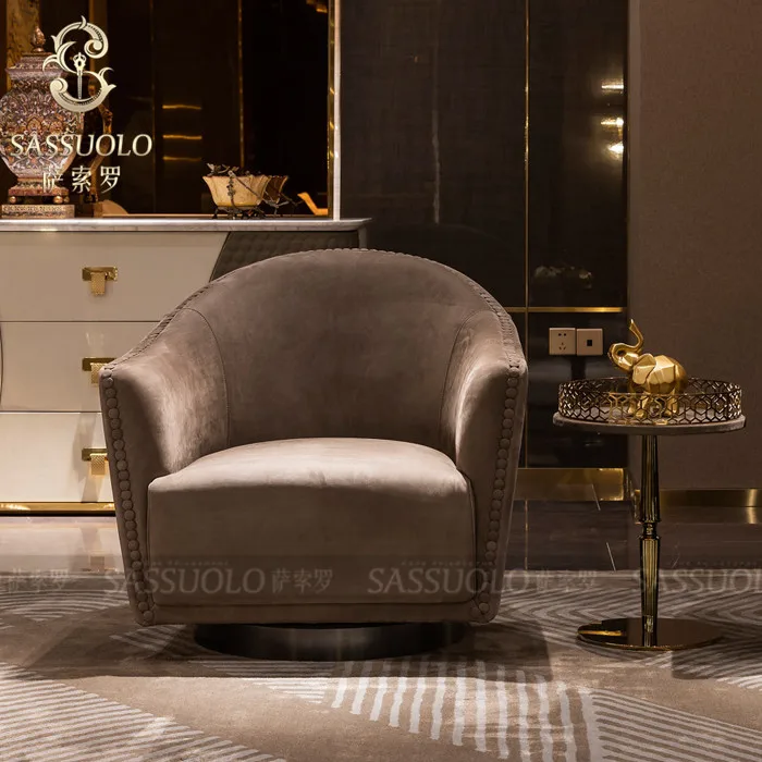 Sassuolo Design Cheers Sofa Furniture Leather Sofa Single Sofa Chair Luxury Living Room Italy High Quality Import Modern