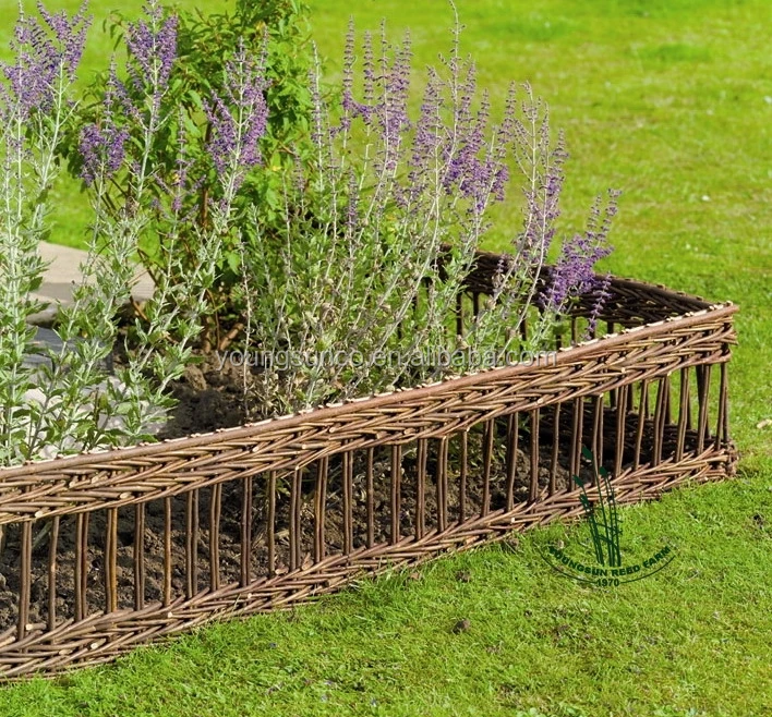 
willow garden edging border 