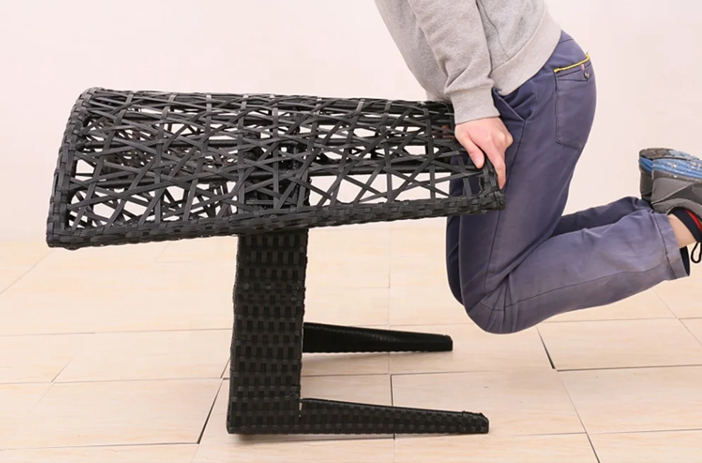 french portable folding table chair set