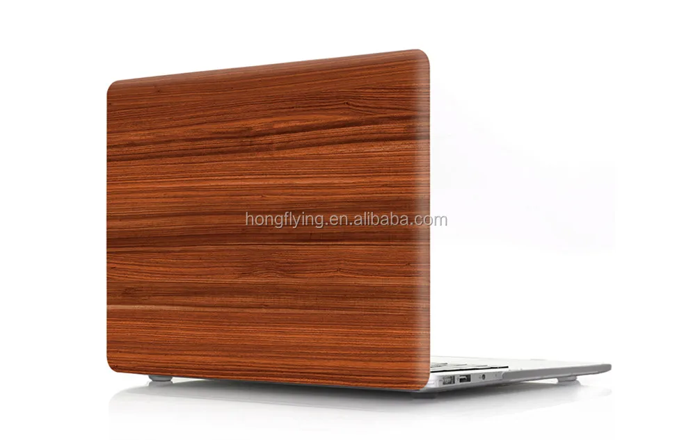 2 in 1 wood laptop body shell protective hard case for macbook hard case