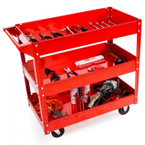 3 Tier Heavy Duty Workshop Garage Mechanic Utility Trolley Tool Cart