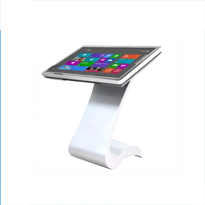 55 Inch Totem LCD with Multi Point Touch Screen,battery lcd advertising display