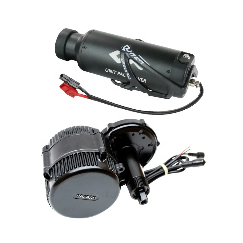 Complete BBS01 36v bafang 250w mid drive motor e bike conversion kit with 36v 10.5ah electric bike bottle battery