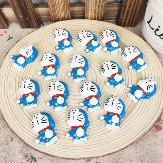 Resin Flatback Flat Back Cabochon Kawaii DIY Resin Craft Decoration Mini Cow Fairy Garden Miniatures Terrarium Figurines