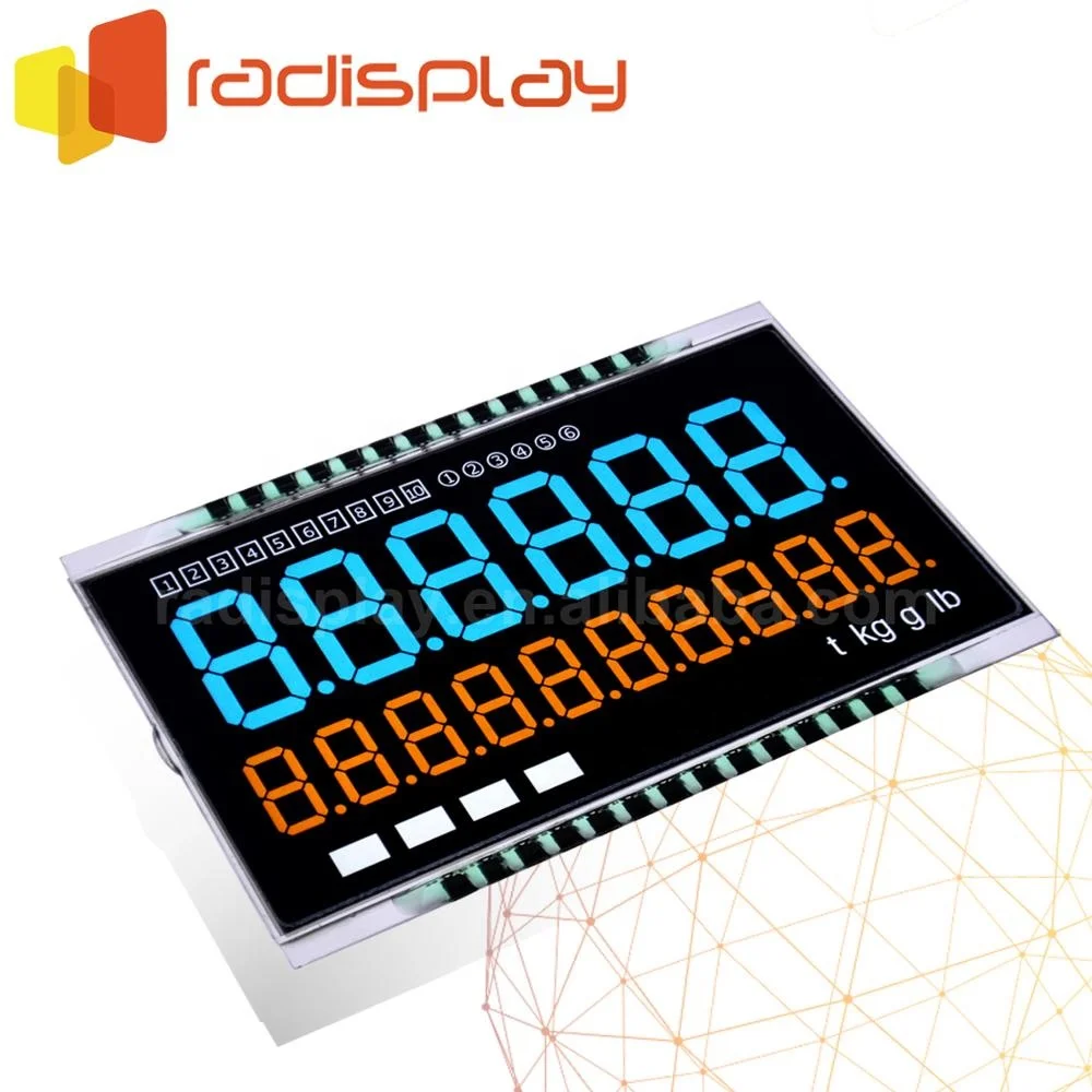 
Customised VATN 7 Segment Weight Lcd Display 