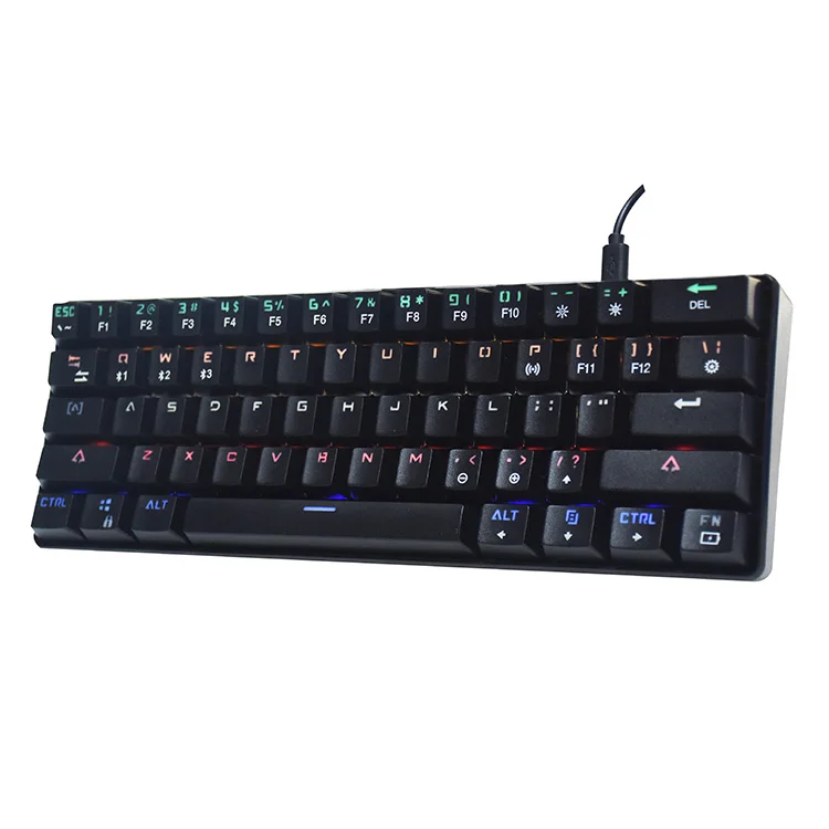 87 Keys Professional Mechanical Keyboard Small Layout No Numeric Keypad