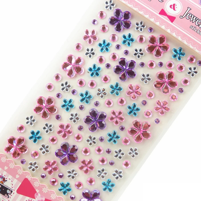 diamond crystal sticker sheet