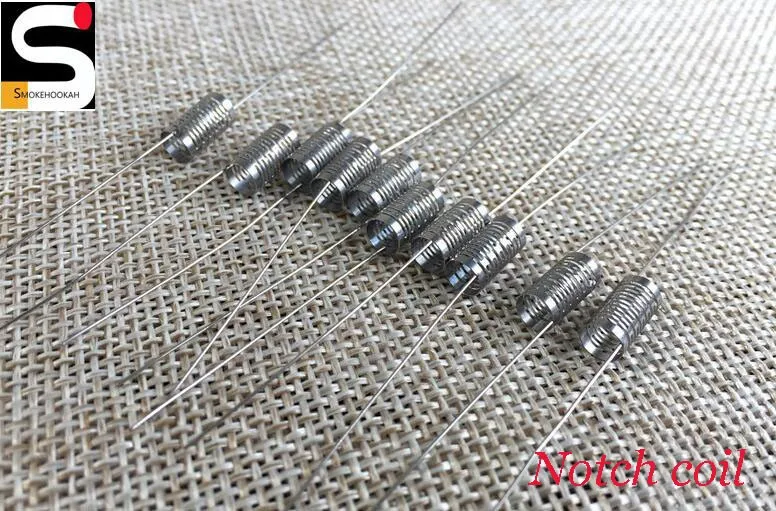 Cheap price Notch coils 0.2ohm flat wire coil clapton premade coils wire