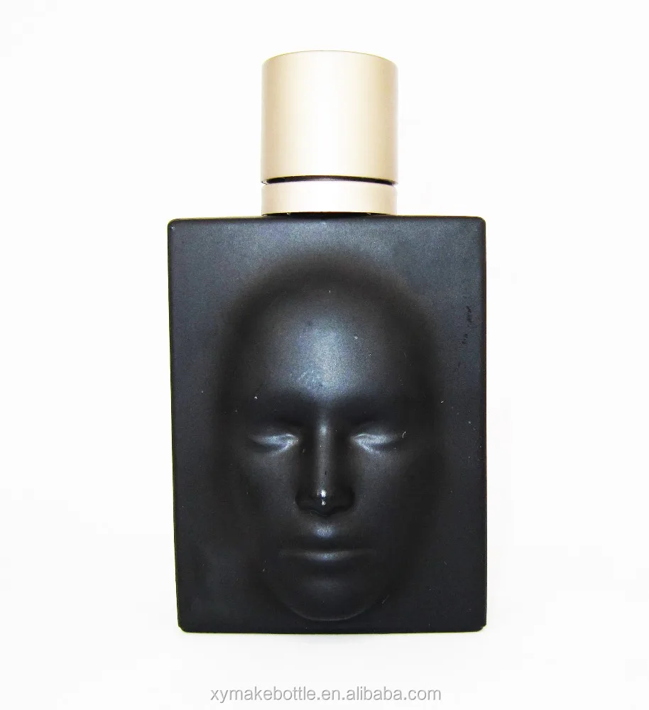 cool design for men matte printing glass perfume bottle 50ml