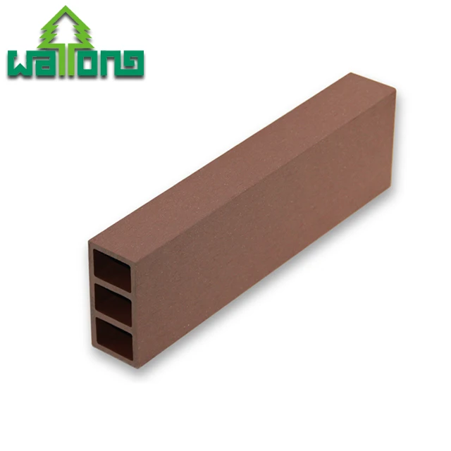 
outdoor WPC fence wooden column 