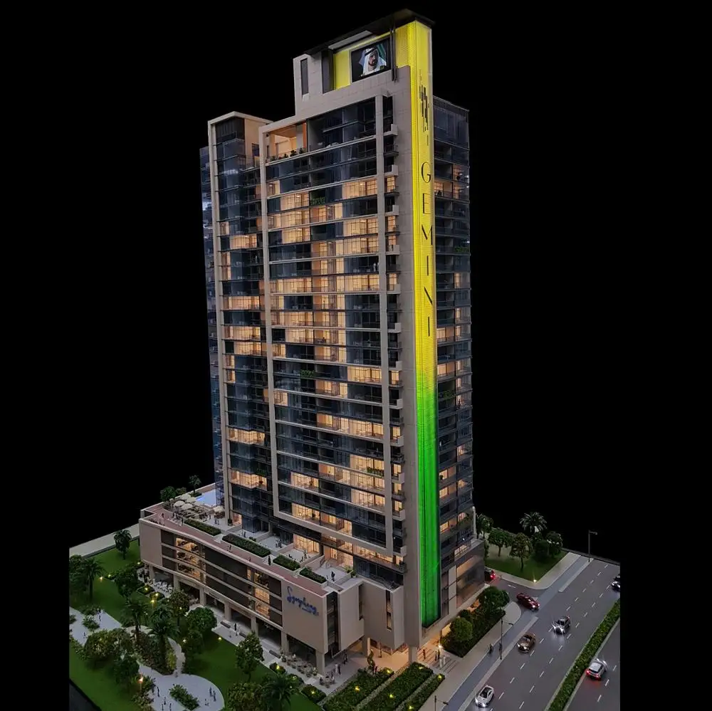 Commercial model building maker  high rise scale model tower
