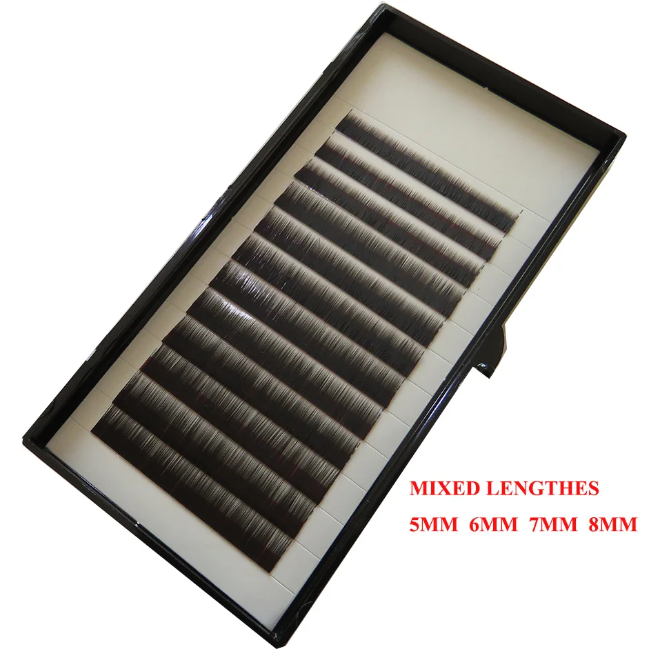 
eyebrow extension 5 6 7 8mm & mixed length 