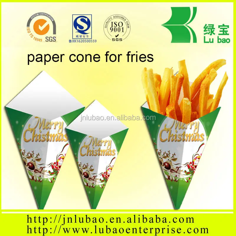 paper cone for chips package