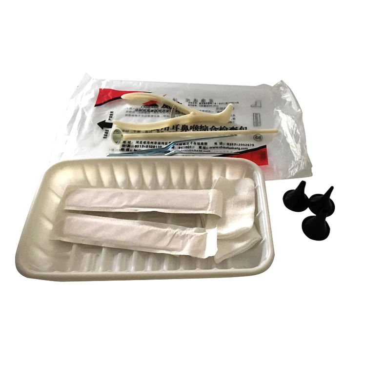 ISO Surgical ENT Examination Set  ear funnel speculum laryngeal mirror