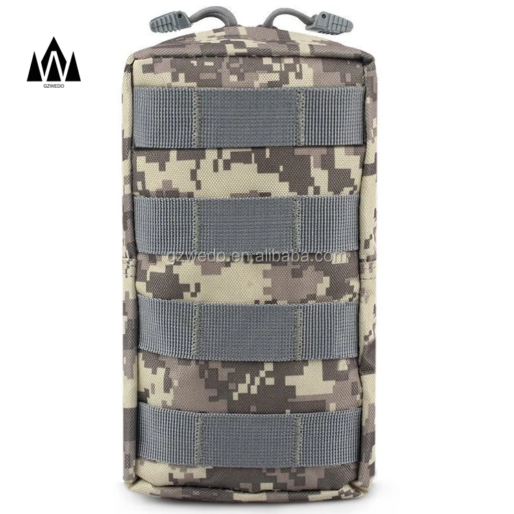 Outdoor Military Tactical Waist Bag Multifunctional EDC Molle Tool Zipper Waist Pack Accessory Durable Belt Pouch