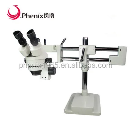 Phenix 180x magnification trinocular stereo microscope for phone fixed