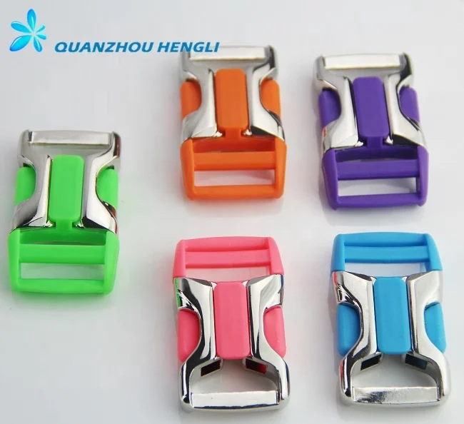 25mm Metal  Custom Side Quick Release Plastic Buckles for Seat Belt and Bags