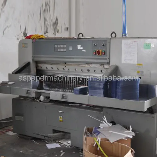 
hydraulic guillotine small paper cutting machine from paper mill machinery 