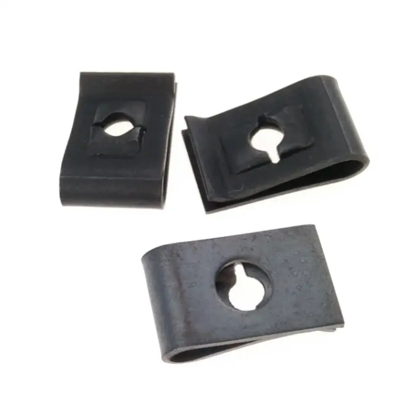 Black Oxide Metal Steel Clip Nuts for Sheet Locking Fastener