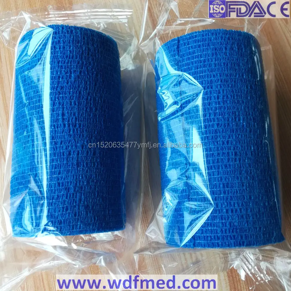 
2020 Hot Sale Horse Cohesive Bandage Disposable Vet Care Wrap Products 