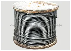 35W*7не вращения нету оценковки стальной трос 35W*7 Non-rotating steel wire rope ungalvanized