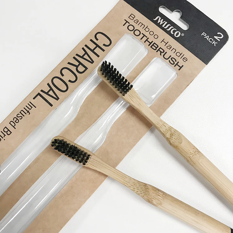 Wholesale Private Label Oral Clean Recyclable Organic Toothbrush Set Biodegradable Natural Bamboo Toothbrushes