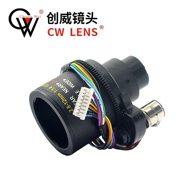 CW 2.8-12mm  F1.4 5MP  Motorized  Auto Iris IR CCTV Camera Lens