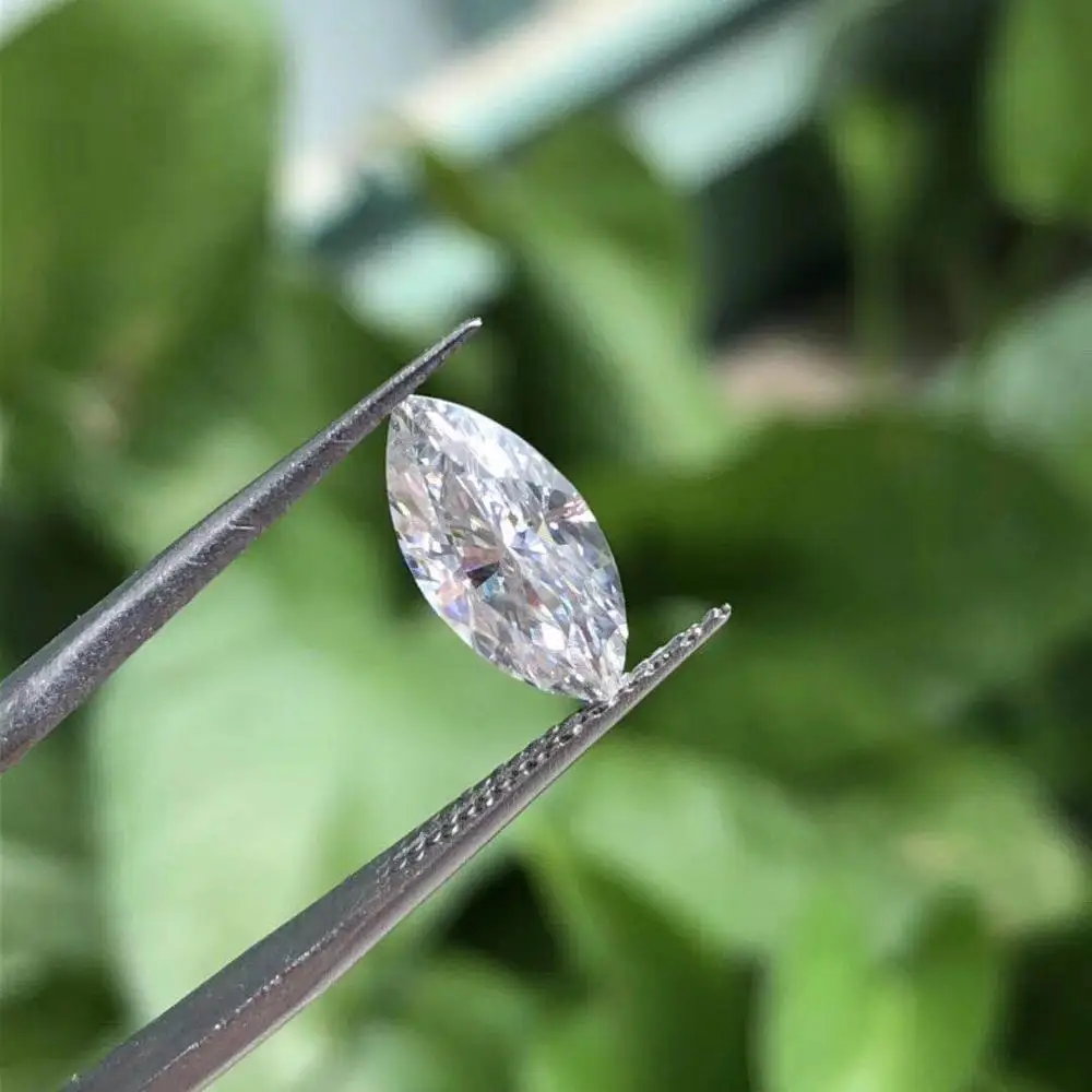 wuzhou provence wholesale price moissanite loose gems 2 carat for gold jewelry earring  ring pendant