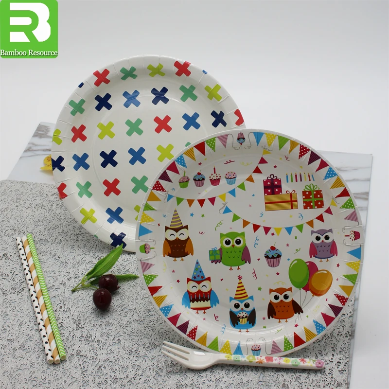 
Personalized logo design your own paper plates 