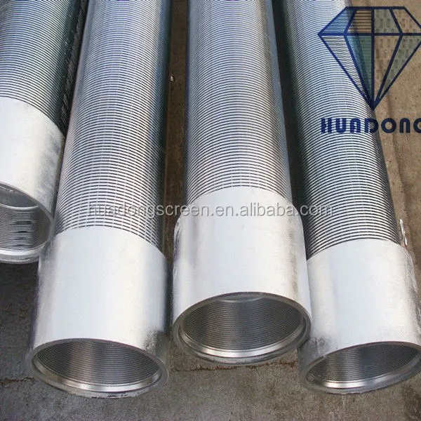 SS304,316 wire wrapped well drilling water pipe strainer filter(factory)