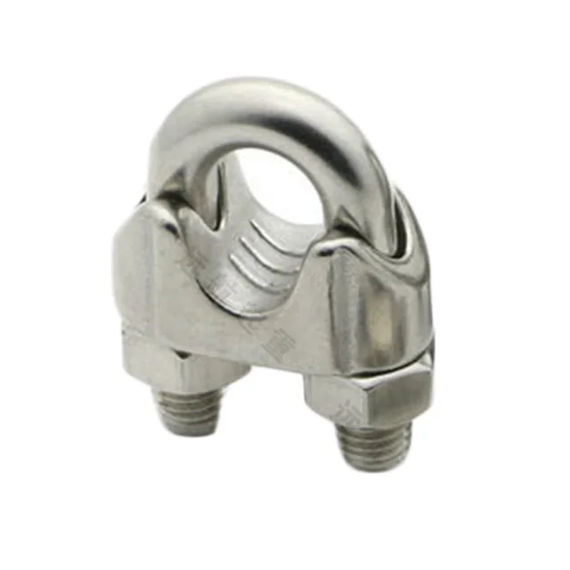 Hot sales M22 stainless steel U bolt clamps for 20mm wire rope ss304 material