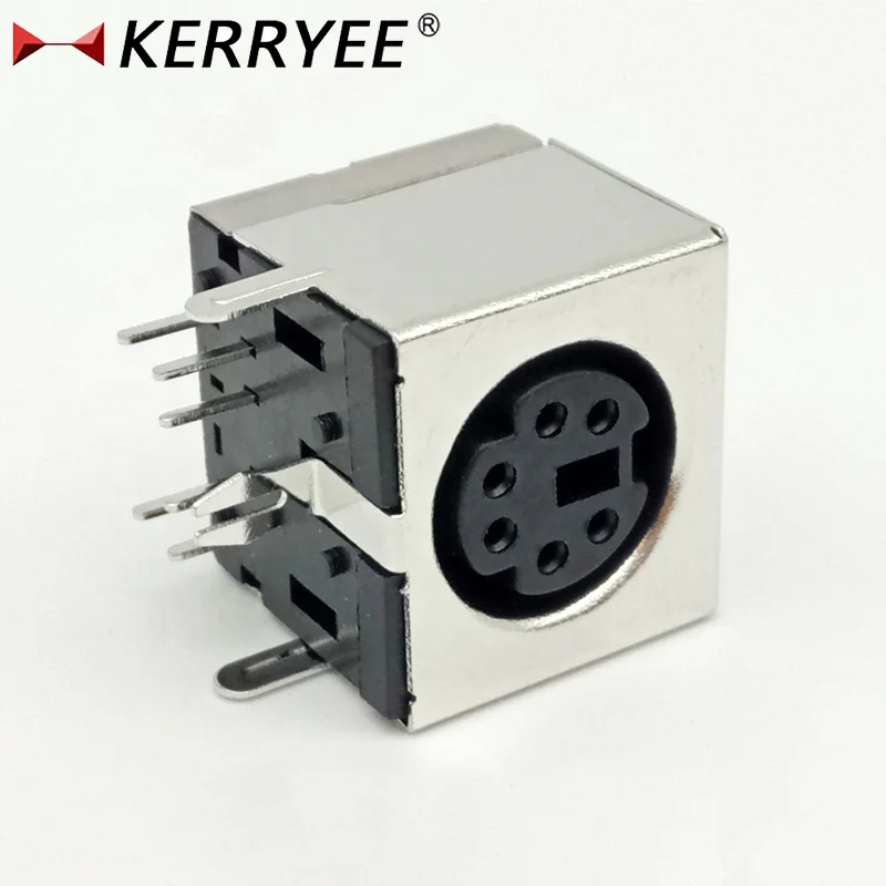 S видео терминал ТВ адаптер мини din 6P разъем