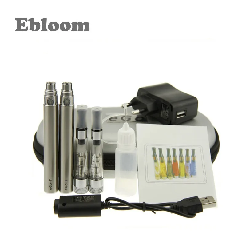 Двойной комплект электронной сигареты ego t /ego ce4 стартовый комплект с чехлом ego