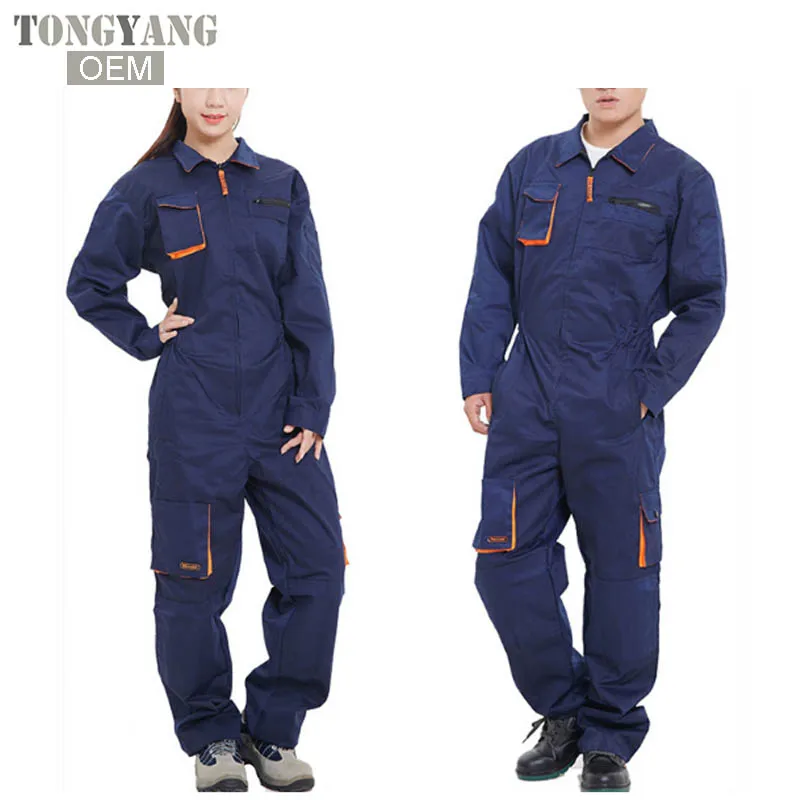 TONGYANG Work Clothing Men Women Long Sleeve Coveralls High Quality Overalls For Worker Repairman Machine Auto Repair Welding