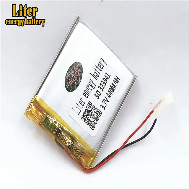 3,7 в 323941 440 мАч литий-ионный аккумулятор полимерная литиевая батарея аккумуляторная батарея