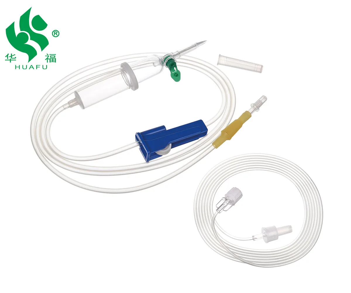 Disposable Medical Supplies Professional Manufacturer Infusion Set with Luer Slip or Luer Lock