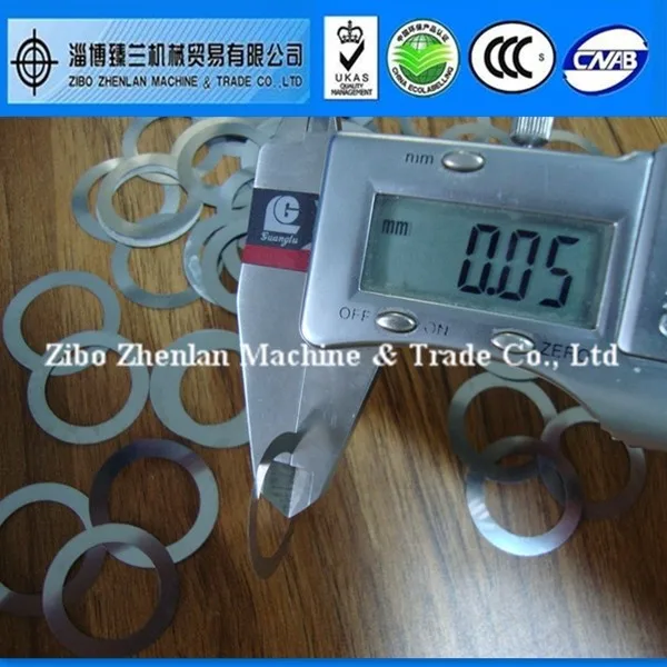 SS316 stainless steel 0.05mm flat shims washers