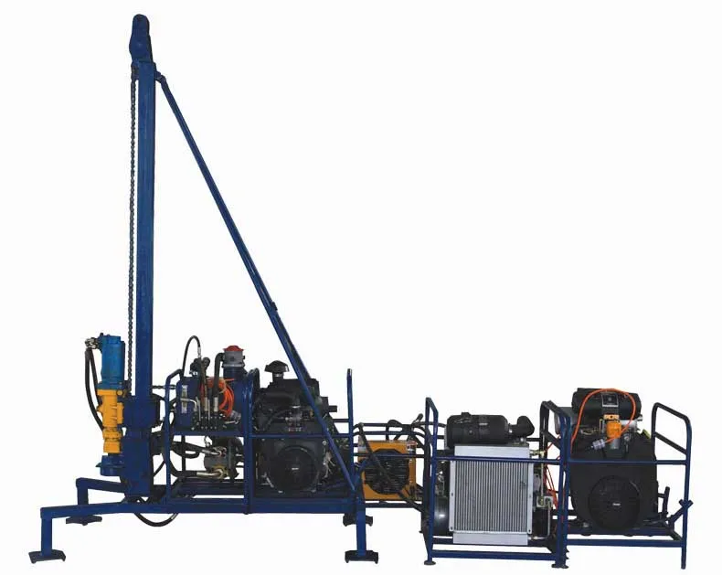 Light weight portable mountain geophysical exploration drill rig