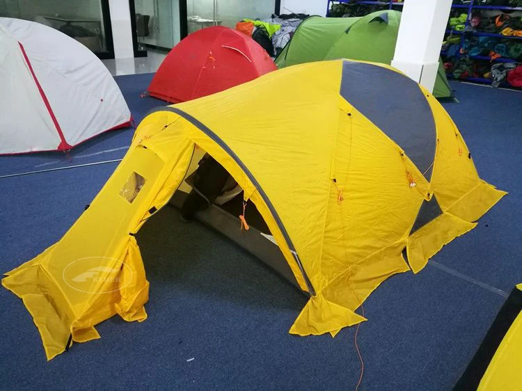 Custom Manufacturing Top Brands Strong Windproof Tactical Geodesic Base Camp Tent For Winter High Altitude Utility Sports