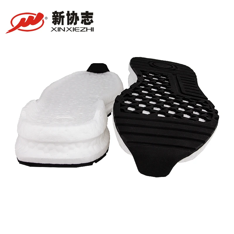 Xinxiezhi Latest Design New Style Soles For Sport Shoes E-Tpu Non-Slip Mens Soles Cushioning Wear-Resisting Sneaker Sole