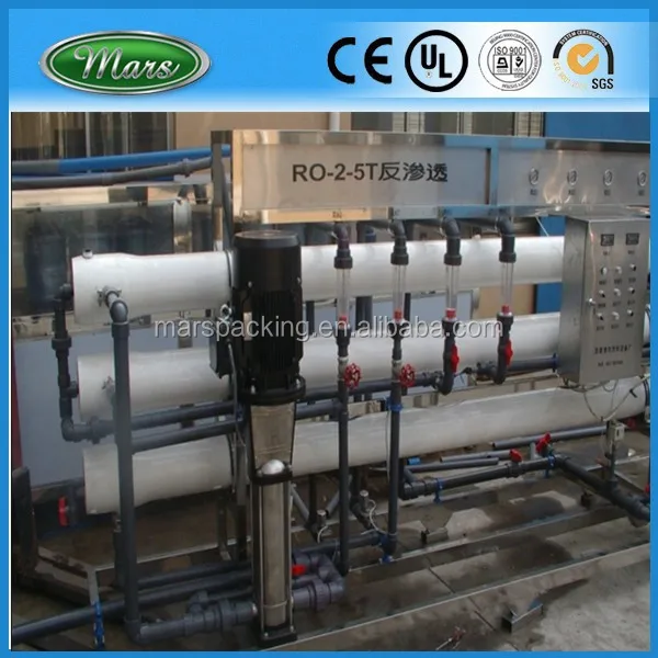 Промышленная система фильтрации воды с обратным осмосом