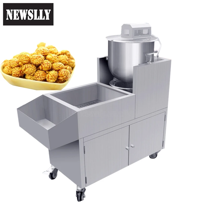 Industrial automatic gas popcorn machine kettle caramel popcorn maker corn puffing machine