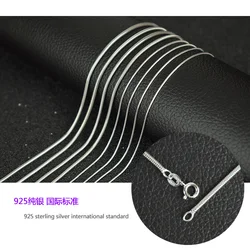 OB Jewelry-Small MOQ Factory Price Silver Chain Pure Silver Italy Round Bead Chain