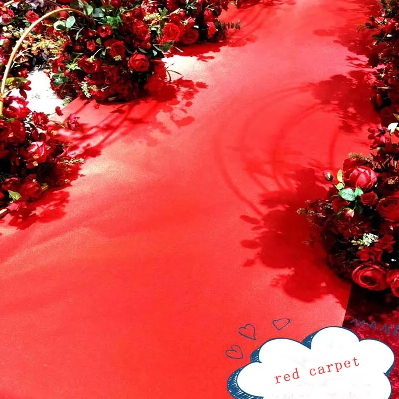 Wedding Party Stage Decoration Banquet Hall Flooring Glitter Carpet EVENT RED CARPET  WEDDING CARPET