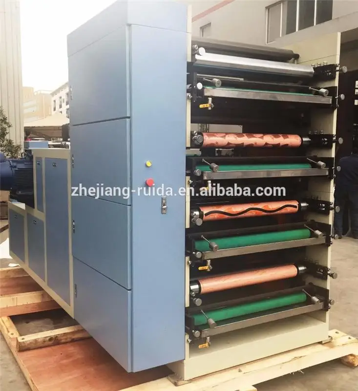 RUIDA Alibaba Low Prices Six Colors High Speed Automatic Flexo Label Printing Machinery